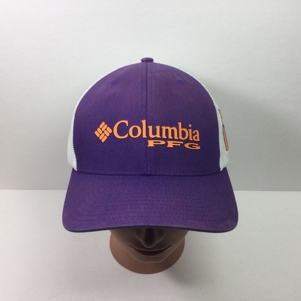 Columbia PFG Hat Clemson Tigers Football SnapBack Flex Fit Ball Cap Adjustable
